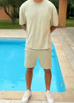 🔥 Ensemble oversize homme Zara coton / lin 🔥, marca: Zara, estado: Muito bom, tamanho: M, €55.00, €58.45 inclui Proteção do Comprador Pro