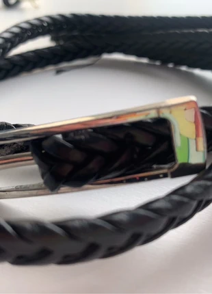 Cinturón trenzado negro t-36, état: Très bon état, taille: 85 cm, 1,99 €, 2,79 € Protection acheteurs incluse