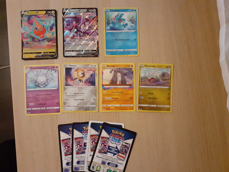 Carte Pokémon Genesect V alternative poing de fusion - Vinted