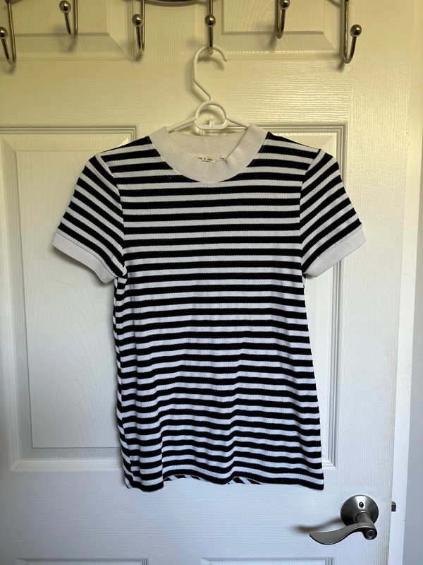 Black and white striped shirt 1