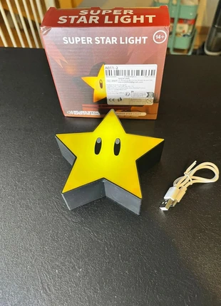 Veilleuse étoile Super Mario avec son officiel – Neuve et jamais déballée, brand: Super Mario, condition: New with tags, €12.00, €13.30 includes Buyer Protection