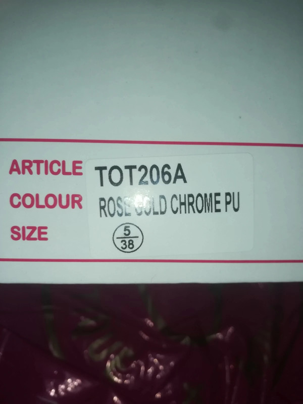 Rose gold shoes Vinted