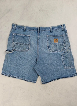 Short en jean Carhartt (100% coton) - Bleu - W42 - Homme, merk: Carhartt, staat: Veelgebruikt, maat: W42 | FR 52, € 18,00, € 19,60 inclusief Kopersbescherming Pro