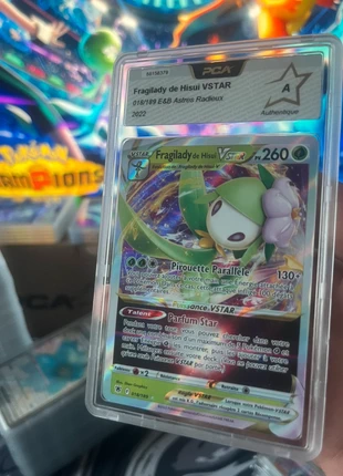 Pokémon Carte FR Fragilady de Hisui VSTAR 018/189 Astres Radieux – Gradée A Authentique PCA, brand: Pokémon, condition: Very good, €35.00, €37.45 includes Buyer Protection