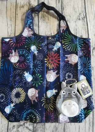 Sac cabas mon voisin Totoro Chibi Chu motifs feux d'artifice ghibli hayao miyazaki japon, brand: Studio Ghibli, condition: New with tags, €15.90, €17.40 includes Buyer Protection Pro