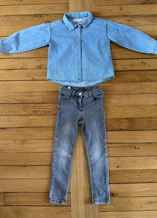 Ensemble jean Jacadi + chemise en jean 4ans, brand: Jacadi, condition: Very good, size: 4 years / 104 cm, €8.00, €9.10 includes Buyer Protection