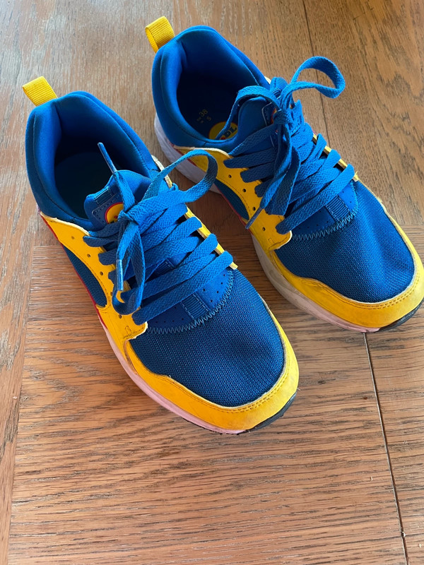 Lidl Trainers blue yellow men's UK 10 - Vinted