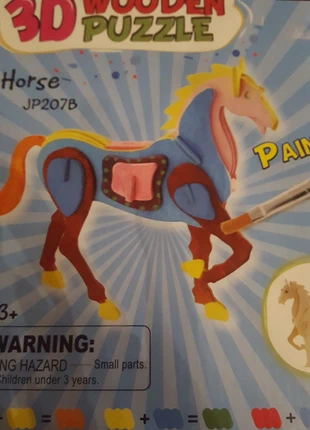 Puzzle 3d à peindre., marca: Robotime, estado: Novo sem etiquetas, €5.00, €5.95 inclui Proteção do Comprador