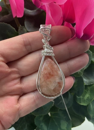 🌸 Zonnesteen edelsteen ketting 🌸, staat: Heel goed, € 18,00, € 19,60 inclusief Kopersbescherming Pro