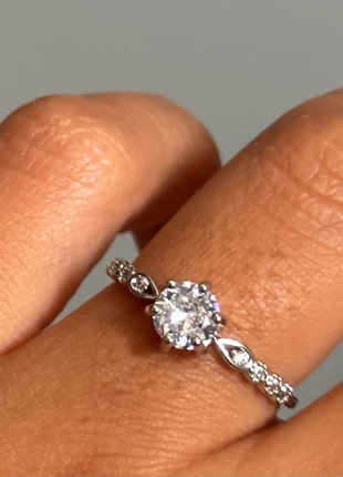 💠 Bague en argent – Pierre brillante & finition raffinée, marca: Argent, estado: Nuevo con etiquetas, tamaño: Ajustable, 10,00 €, 11,20 € Protección al comprador incluida