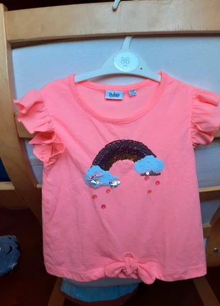 T shirt blukids bambina con paillettes, marque: Blukids, état: Très bon état, taille: 5 ans / 110 cm, 3,00 €, 3,85 € Protection acheteurs incluse