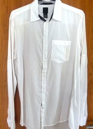 White, Summer Casual Shirt, 100% Cotton, Size S, marca: H&M, estado: Muy bueno, tamaño: S, 5,00 €, 5,95 € Protección al comprador incluida