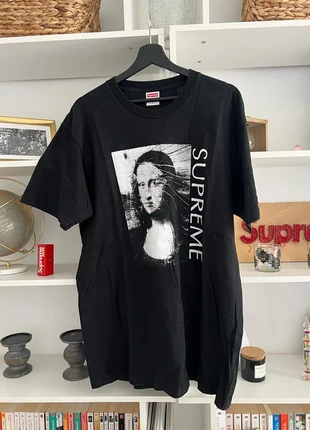 Suprême x Mona Lisa t-shirt, brand: Supreme, condition: Very good, size: L, €90.00, €95.20 includes Buyer Protection