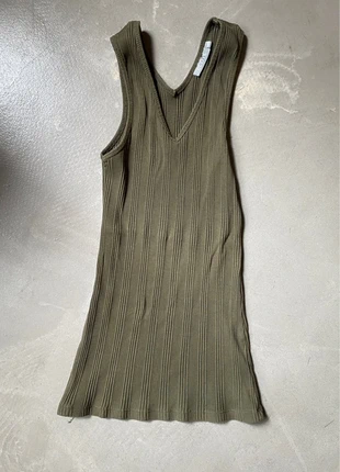 Green khaki top ribbed relief size M 38 40, marca: Vintage, estado: Bueno, tamaño: M / 38 / 10, 5,00 €, 5,95 € Protección al comprador incluida