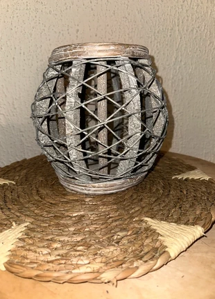 Lanterneau décoratif en bois - Style rustique - Parfait pour bougies, marke: Decoration, zustand: Sehr gut, 4,00 €, 4,90 € inklusive Vinted-Käuferschutz