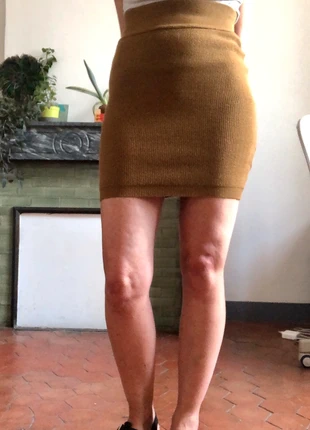 Mini-jupe en maille des années 90, marke: Vintage, zustand: Sehr gut, größe: XS / 34 / 6, 5,00 €, 5,95 € inklusive Vinted-Käuferschutz