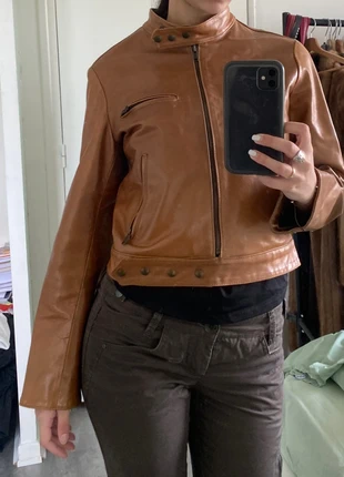 Veste en cuir, marque: y2k, état: Très bon état, taille: S / 36 / 8, 55,00 €, 58,45 € Protection acheteurs (Pro) incluse