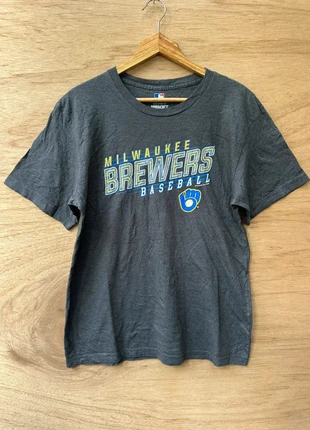 T-shirt Milwaukee Brewers MLB L - Gris Foncé, brand: MLB, condizioni: Ottime, taglia: L, €7.00, €8.05 include la Protezione acquisti