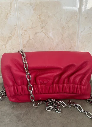 Sac bandoulière Zadig & Voltaire rouge/magenta, brand: Zadig & Voltaire, condition: New with tags, €129.00, €136.15 includes Buyer Protection