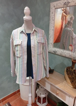 Sobrecamisa Entretiempo Oversize Talla Única, marque: Made In Italy, état: Neuf sans étiquette, taille: Taille unique, 8,00 €, 9,10 € Protection acheteurs incluse