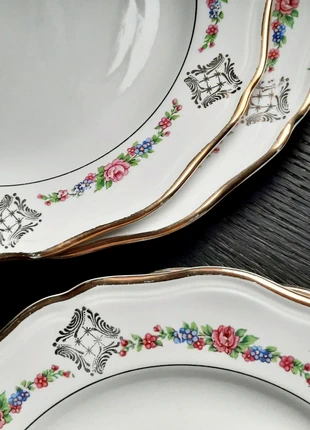 Assiettes plates demi porcelaine L'Amandinoise Poreylor, marca: Lamandinoise, estado: Muito bom, €60.00, €63.70 inclui Proteção do Comprador