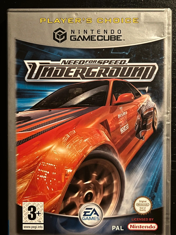 Need for Speed Underground Nintendo Gamecube game 1