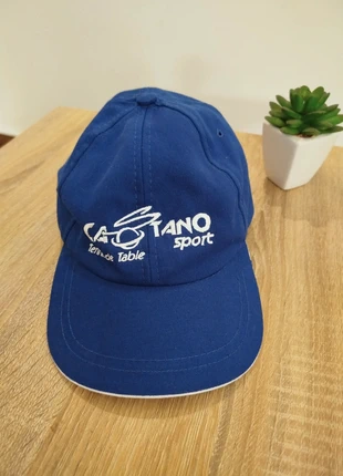 Casquette tennis de table bleue en bon état, merk: ne sais pas, staat: Goed, maat: Universele maat, € 3,00, € 3,85 inclusief Kopersbescherming
