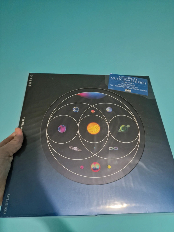 Coldplay - music of the spheres coloured vinyl