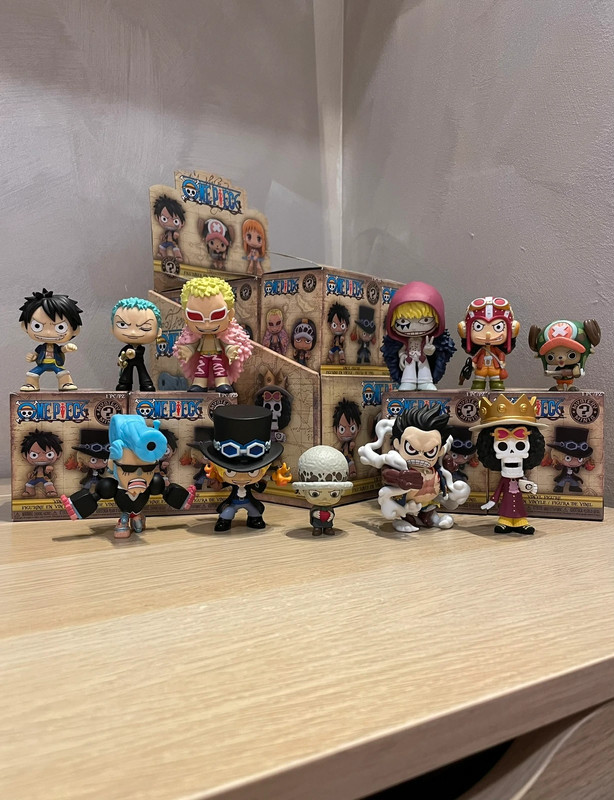 One Piece Funko pop Mystery Minis collection