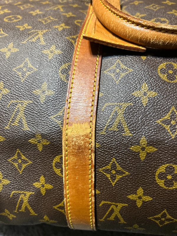 100% leather LV duffel 4