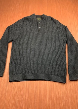 Pull Eddie Bauer gris et noir col boutonné 100% coton taille L, marke: Eddie Bauer, zustand: Sehr gut, größe: L, 19,99 €, 21,69 € inklusive Vinted-Käuferschutz