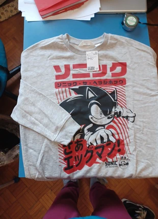 Maglia Sonic nuova con cartellino, marque: Maglia, état: Neuf avec étiquette, taille: 13 ans / 158 cm, 7,00 €, 8,05 € Protection acheteurs incluse