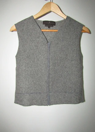 Chaleco lana cremallera / Gilet woll laine peigné cottage inglaise irlandais brittist zippé, marca: Brooksfield, estado: Novo sem etiquetas, tamanho: L / 40 / 12, €15.00, €16.45 inclui Proteção do Comprador