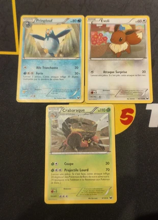 Lot de 3 cartes pokémon série explorateurs obscurs, marke: Pokémon, zustand: Zufriedenstellend, größe: Einheitsgröße, 2,00 €, 2,80 € inklusive Vinted-Käuferschutz