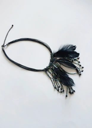 Collier plumes vintage style Gatsby, marke: Vintage Dressing, zustand: Sehr gut, 10,00 €, 11,20 € inklusive Vinted-Käuferschutz