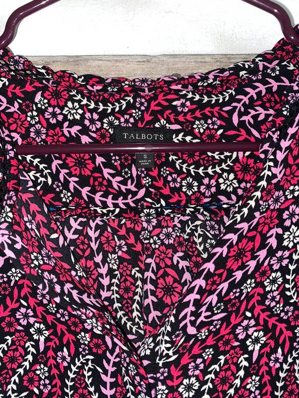 Talbots Floral Top 2