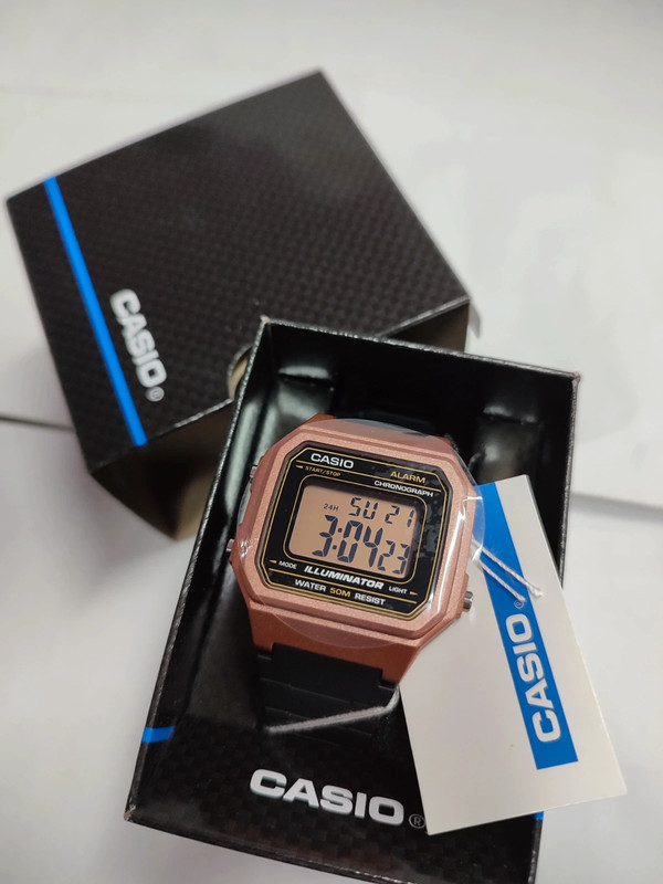 Orologio casio store gomma