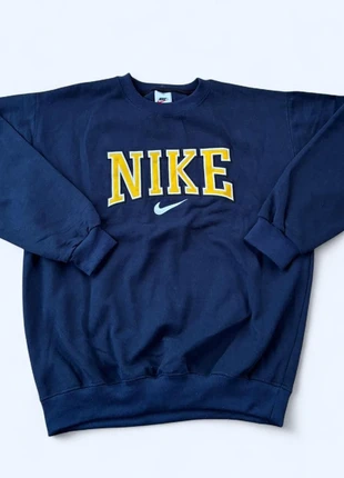 Vintage Nike Navy Spellout Sweatshirt Size - M, brand: Nike, condition: New without tags, size: M, €49.99, €53.19 includes Buyer Protection