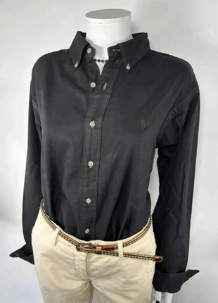 Chemise Ralph Lauren unie noir, brand: Ralph Lauren, condition: Very good, size: L / 40 / 12, €31.90, €34.20 includes Buyer Protection