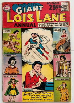 Superman’s Girlfriend Lois Lane Annual #1 (1962), staat: Veelgebruikt, € 29,00, € 31,15 inclusief Kopersbescherming