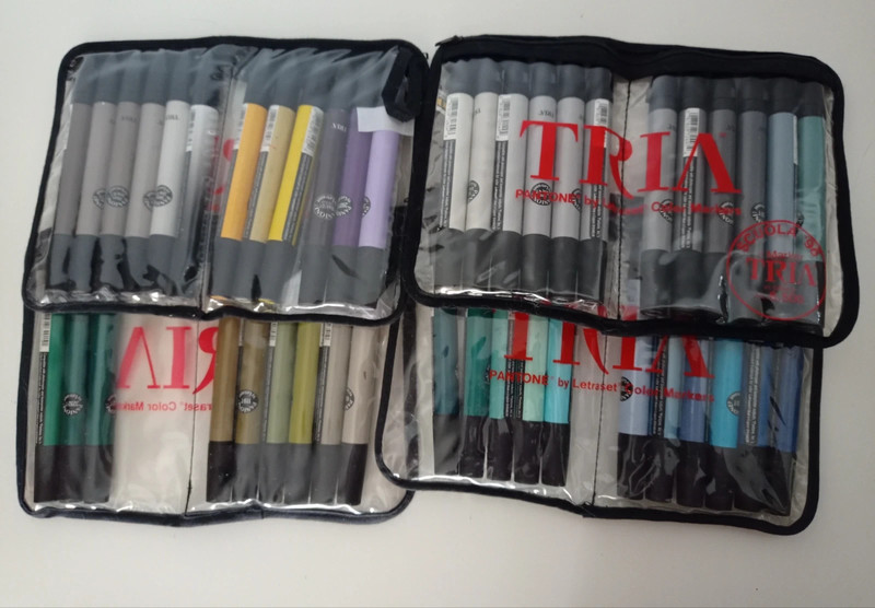 Tria Pantone be letraset Color markers