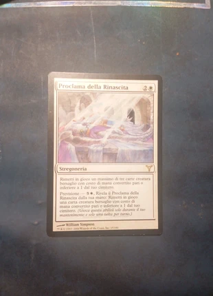 Proclamation of rebirth, brand: Magic: The Gathering, condizioni: Ottime, €1.00, €1.75 include la Protezione acquisti