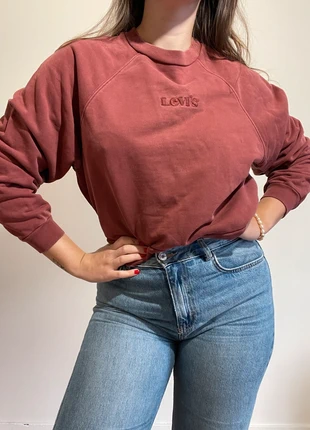 Levi's Vintage Look Embroidered Cropped Sweatshirt Jumper, marke: Levi's, zustand: Neu, größe: S / 36 / 8, 24,00 €, 25,90 € inklusive Vinted-Käuferschutz