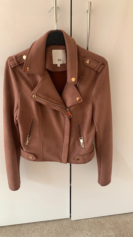 River island faux hotsell suede jacket