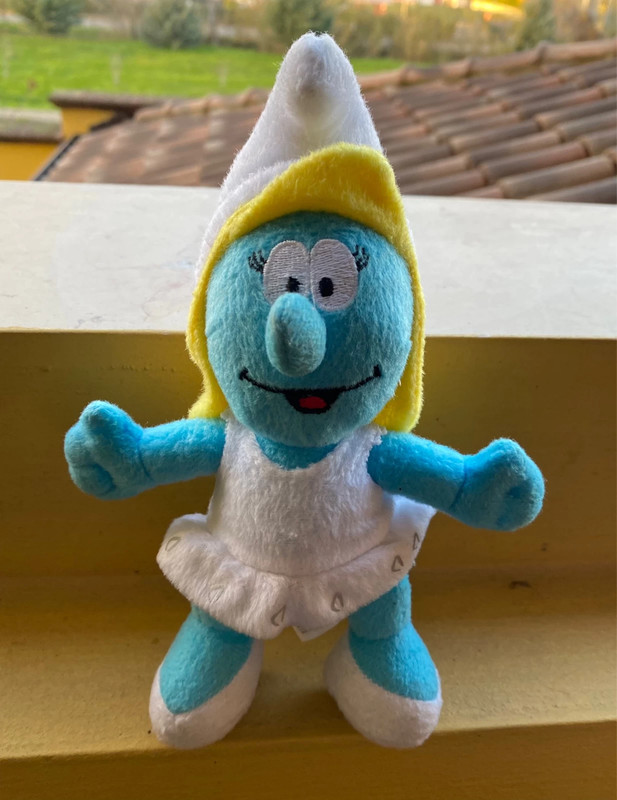 Peluche Puffetta - I Puffi - Les Schtroumpfs - The Smurfs