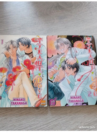 Manga yaoi "tirant love" lot de 4 tomes (boys love), état: Très bon état, 15,00 €, 16,45 € Protection acheteurs incluse