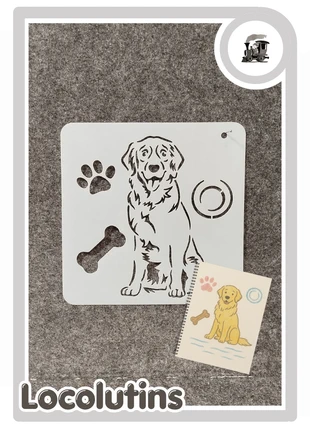 🚂 Pochoir stencil chien labrador, état: Très bon état, taille: Taille unique, 2,30 €, 3,12 € Protection acheteurs (Pro) incluse