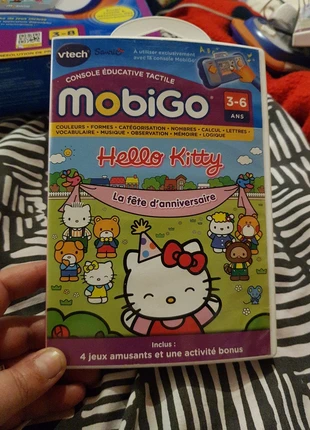 Jeux Mobigo Hello Kitty , merk: MobiGo, staat: Heel goed, maat: Prematuur, tot 44 cm, € 8,00, € 9,10 inclusief Kopersbescherming