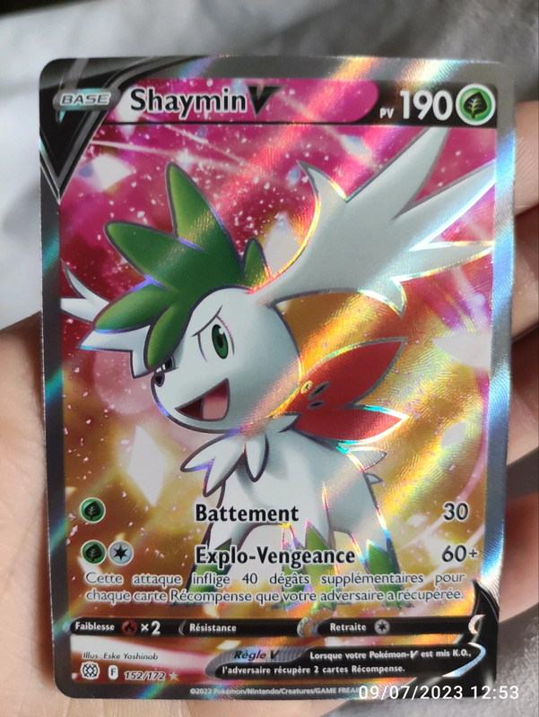 Carte Pokémon Shaymin V - Vinted
