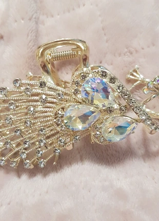 Pince paon avec strass, marke: Boheme, zustand: Gut, 7,00 €, 8,05 € inklusive Vinted-Käuferschutz